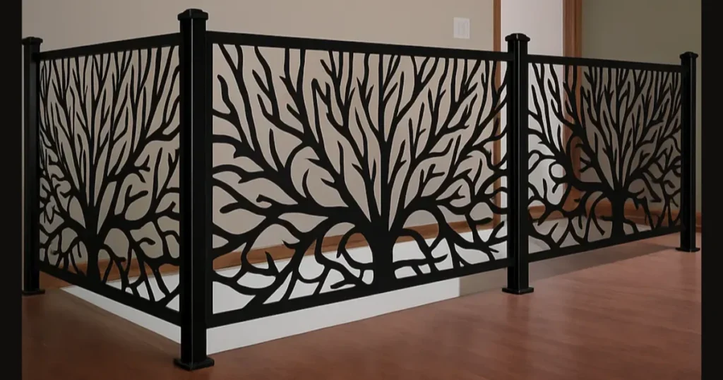 Minimalist Steel Railing for Contemporary Homes