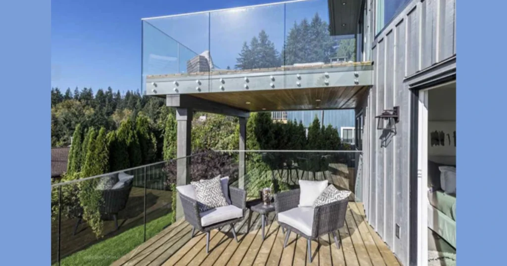 Glass Panel Railings for Balcony and Deck