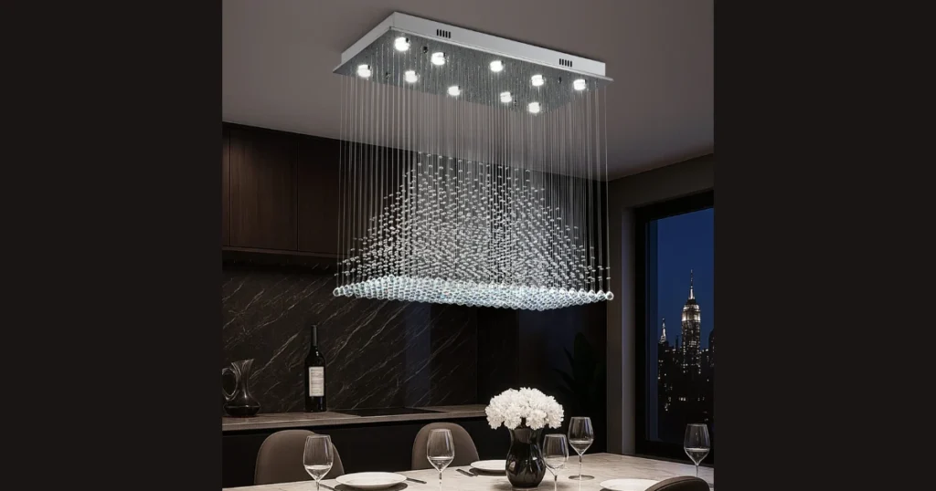 Classic Crystal Dining Room Chandelier for a Luxurious Look