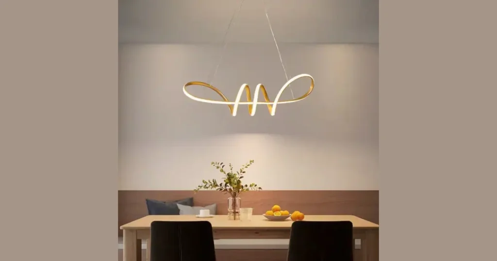 Contemporary LED Dining Room Chandelier with Adjustable Brightness