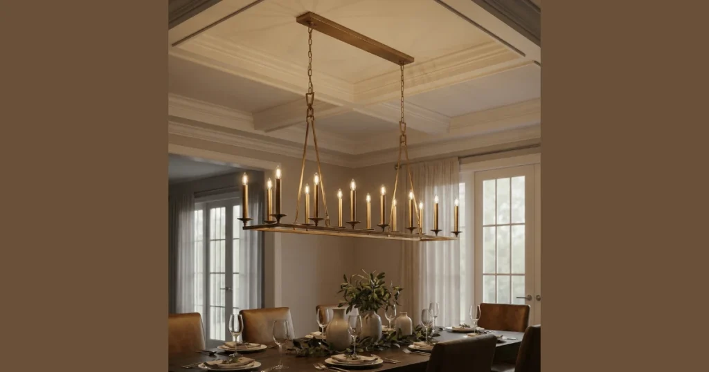 Candle Style Chandelier for Traditional Dining Rooms