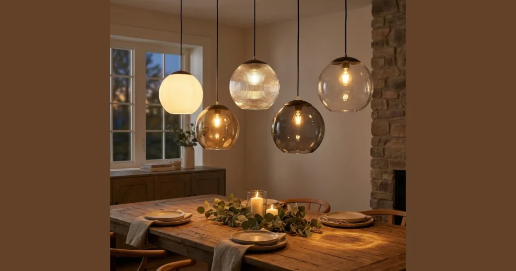 Globe Chandelier Lighting for Soft and Even Illumination