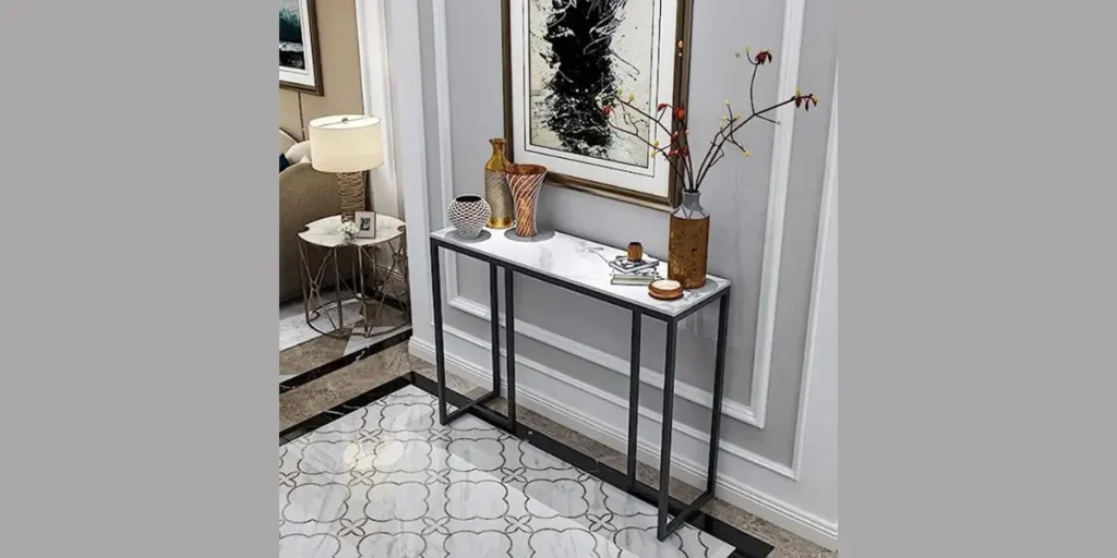 Modern Marble Top Side Table