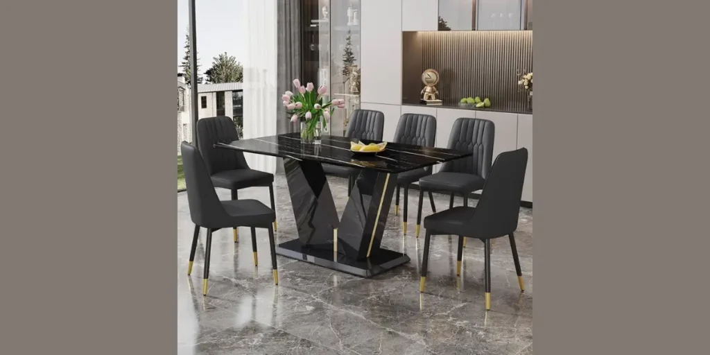 Modern Minimalist Black Chairs