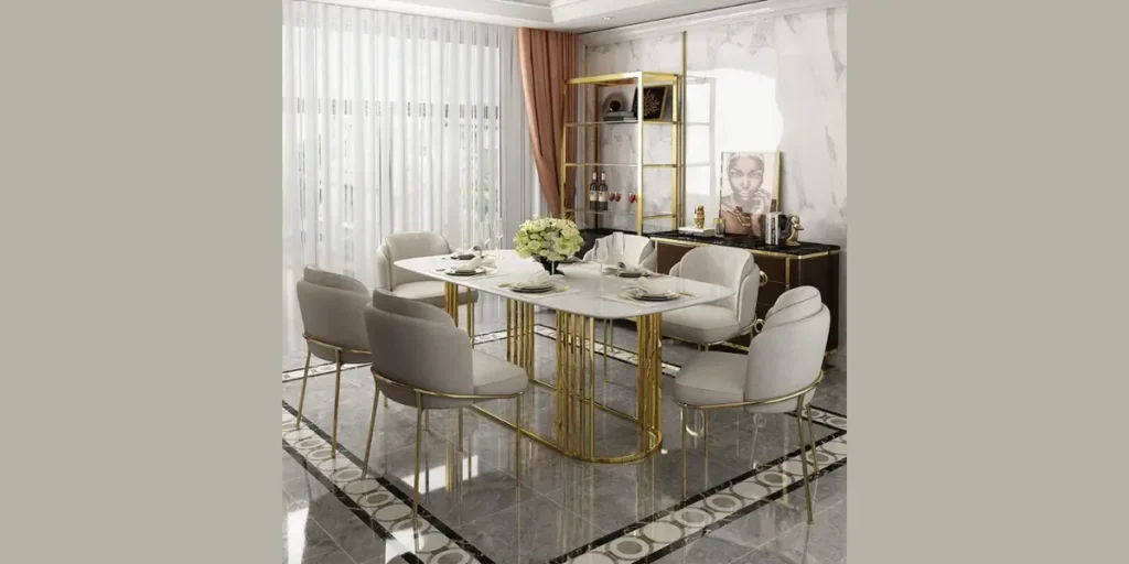 Space-Balanced Dining Table and Chair Set