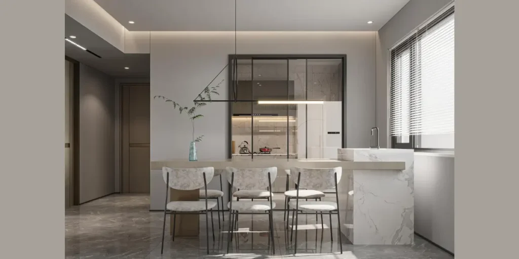 Modern Minimalist Dining Room