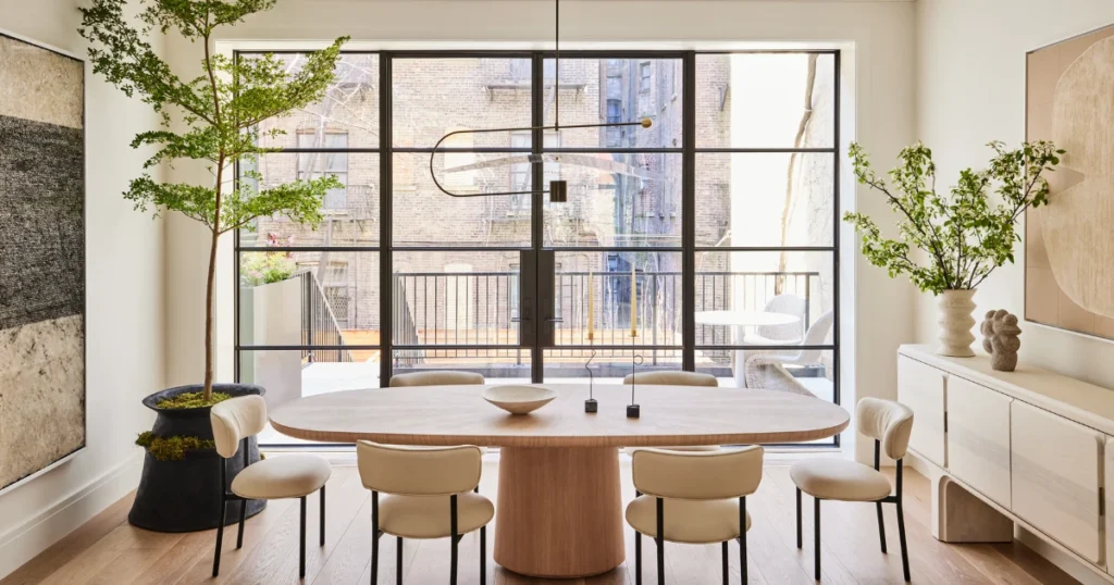 Modern Minimalist Dining Room Theme