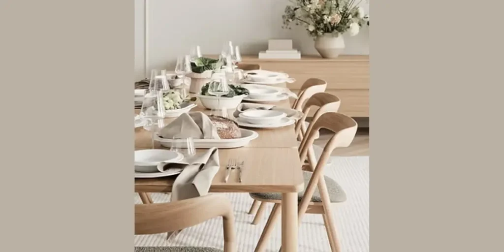 Modern Minimalist Dining Table Set