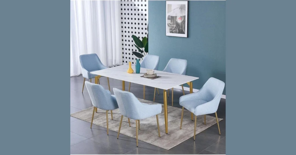 Marble Top Dining Table for 6 for a Premium Look