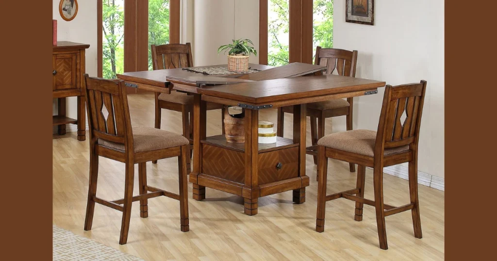 Square Dining Table for 6 in Compact Rooms