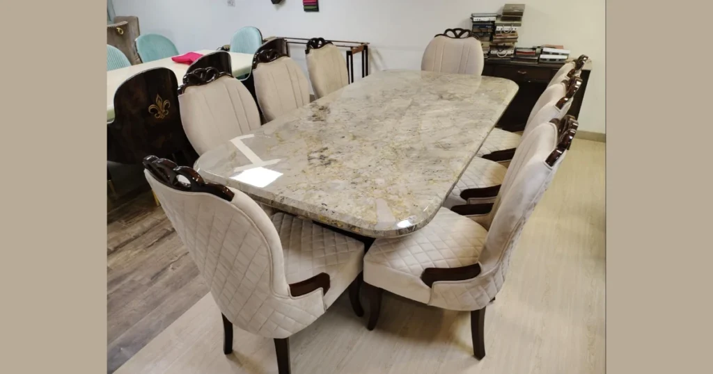 Luxury Marble Dining Table for 8