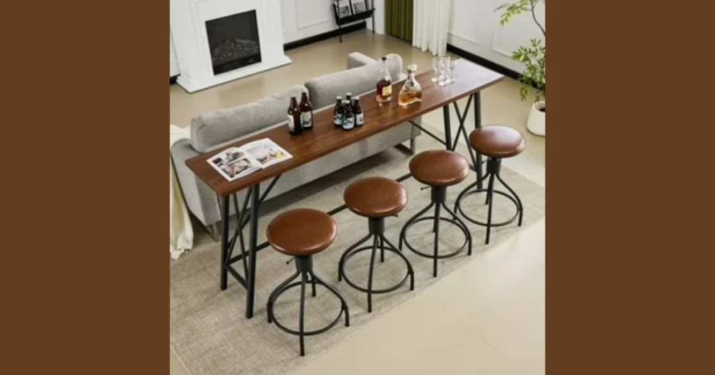 Scandinavian Dining Table Set for 4