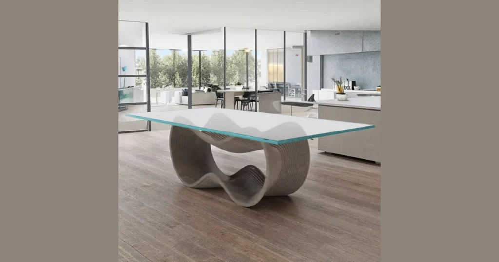 Industrial Style Dining Table for 10 People