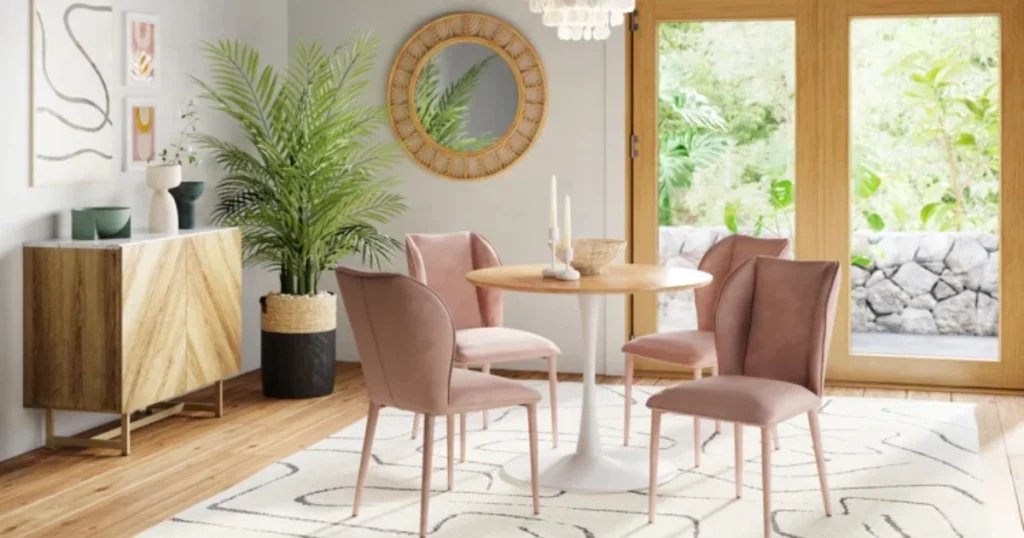 Add a Slim Console or Sideboard Near the Dining Table