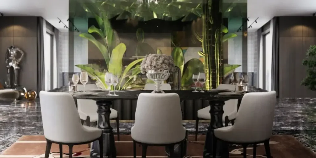 Nature-Inspired Dining Room