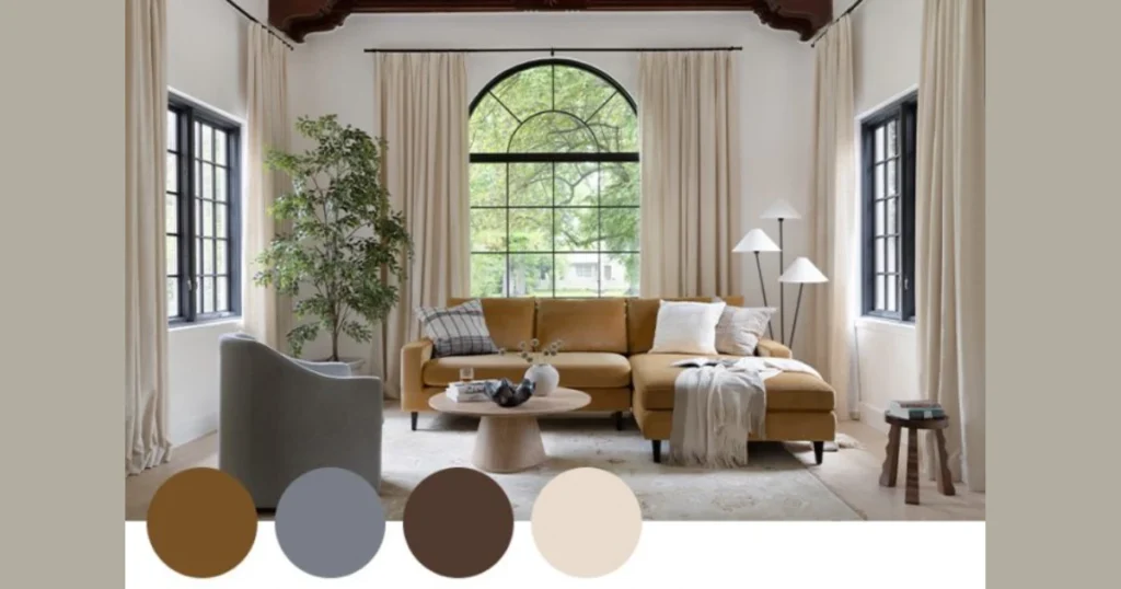 Neutral Color Palette with Soft Gray and Beige Tones
