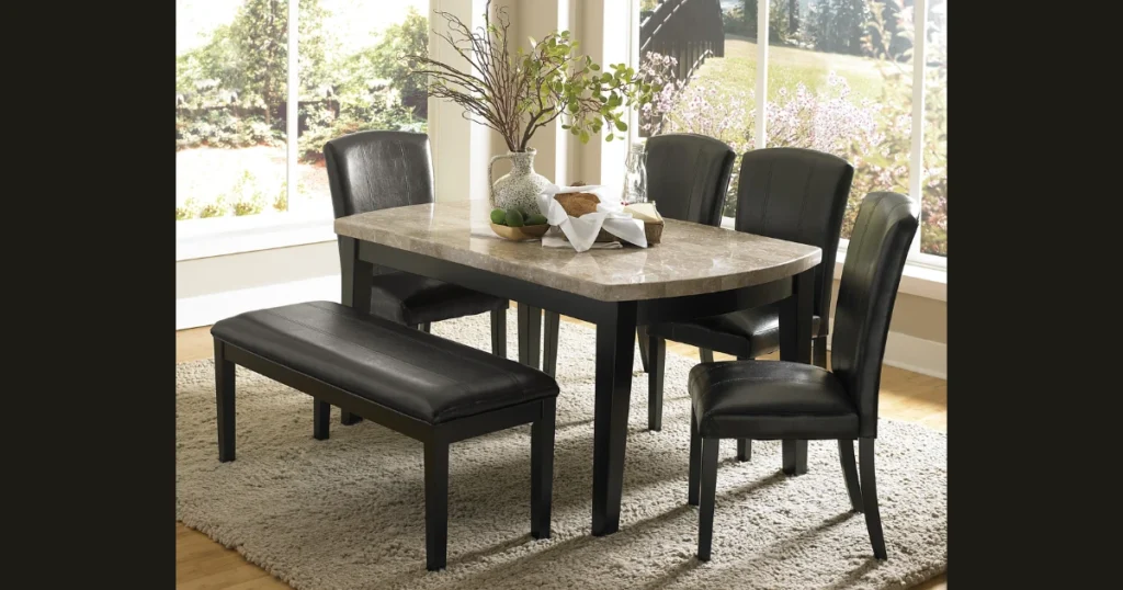 Dark Espresso Finish Dining Table for Contemporary Interiors