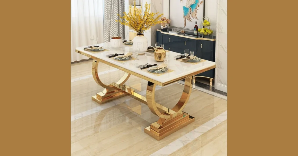 Round Marble Dining Table for Small Spaces