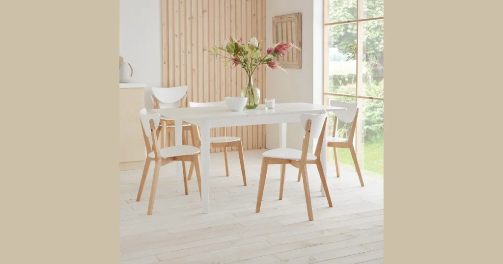 White Extendable Dining Table