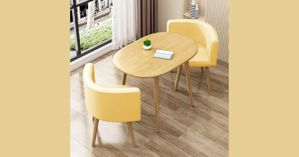 Compact Oval Dining Table for Small Dining Areas
