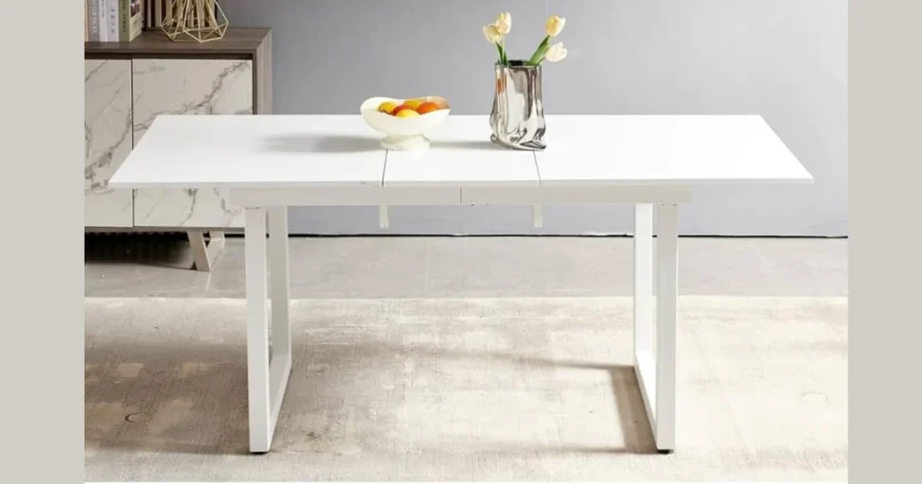 Extendable Square Dining Table for Flexible Seating