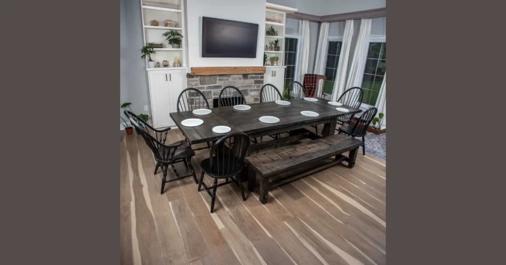 Extendable Farmhouse Dining Table for Flexible Seating