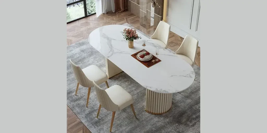 Oval Contemporary Dining Table