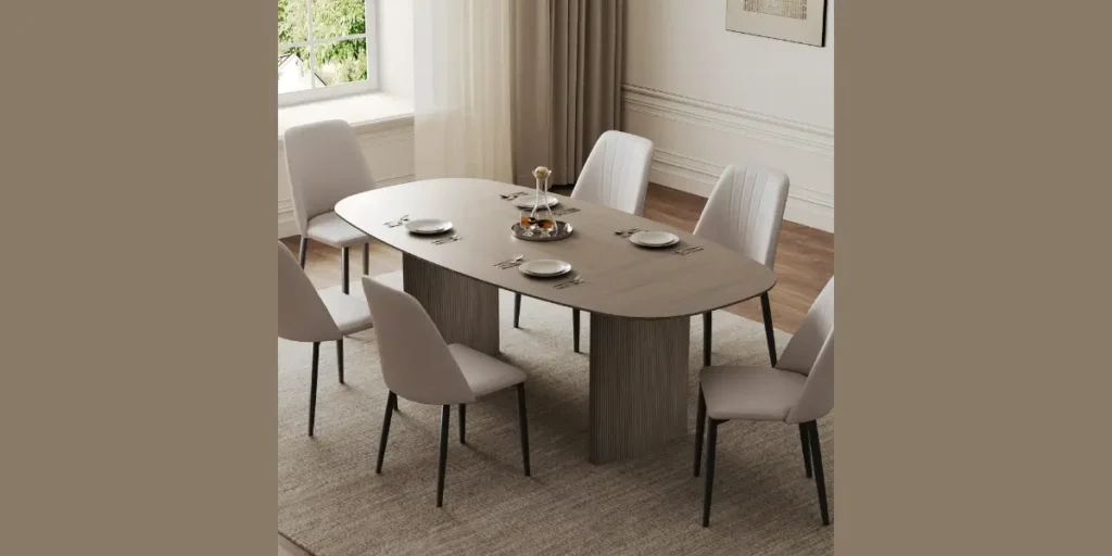 Oval Contemporary Dining Table