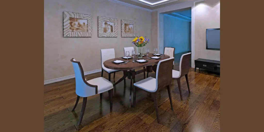 Oval Mahogany Dining Table