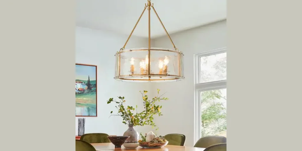 Oversized Drum Shade Fixture
