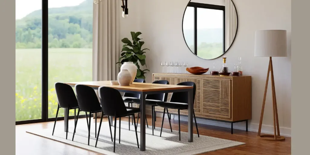 Oversized Table Lamp as a Centerpiece