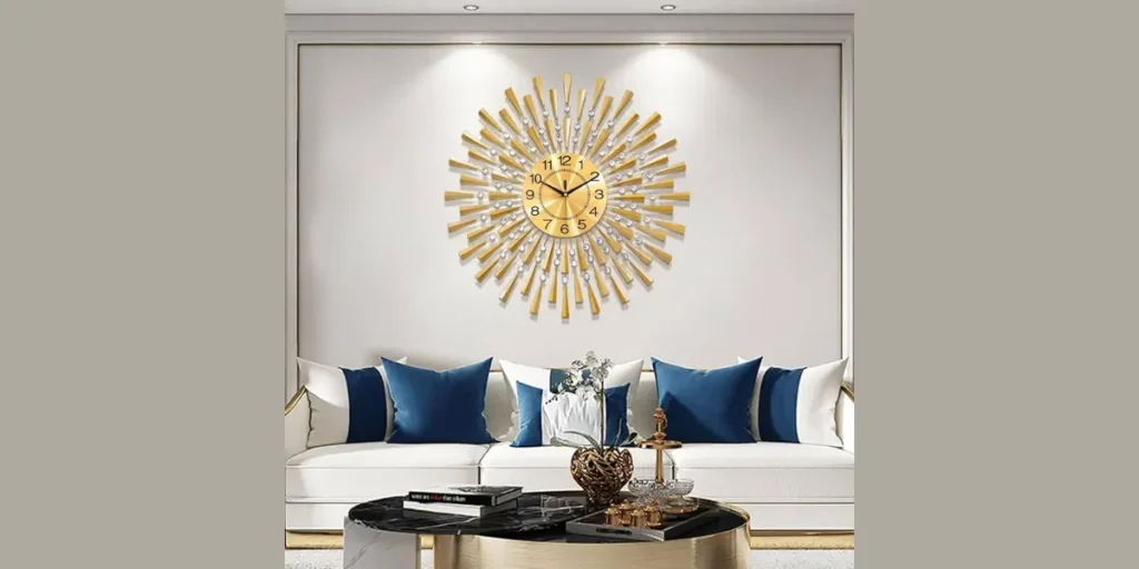 Oversized Wall Clock as Art