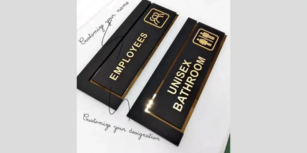 Personalized Bathroom Signs