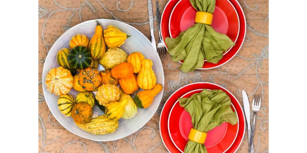 Pumpkin and Gourd Centerpiece