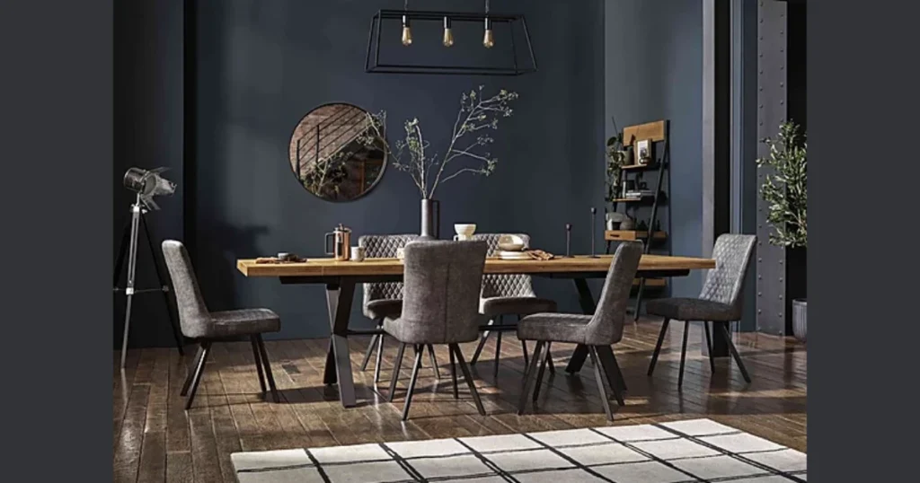 Dark Oak Dining Table for Traditional Homes