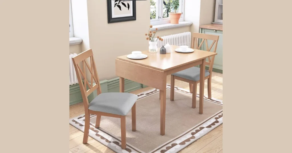 Small Rectangular Dining Table for 2