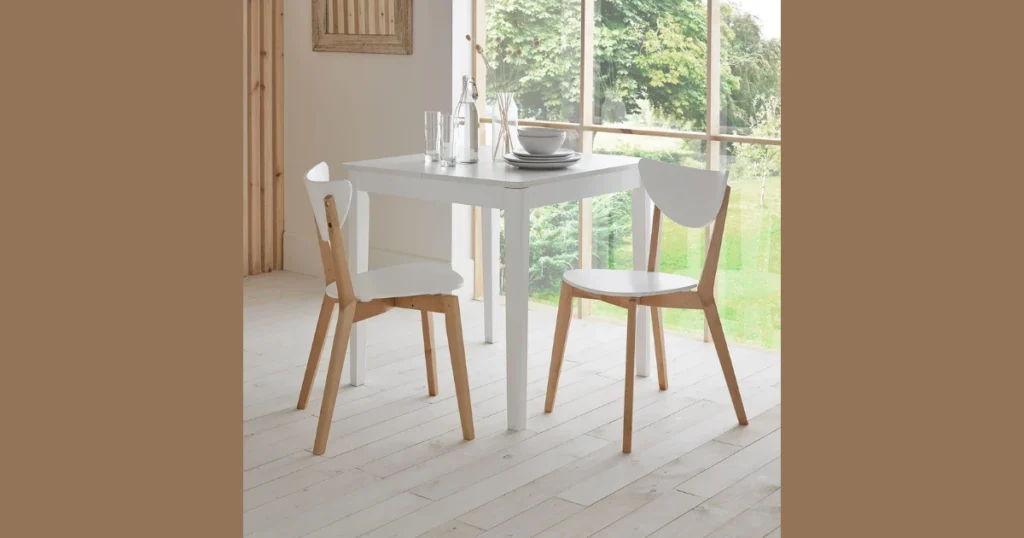 Extendable Small Dining Table for 2
