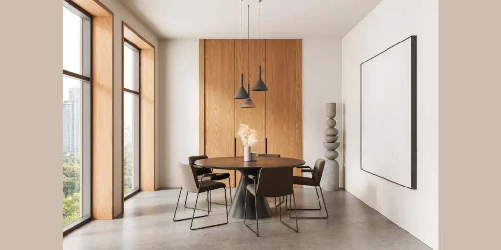 Round Pedestal Minimal Table