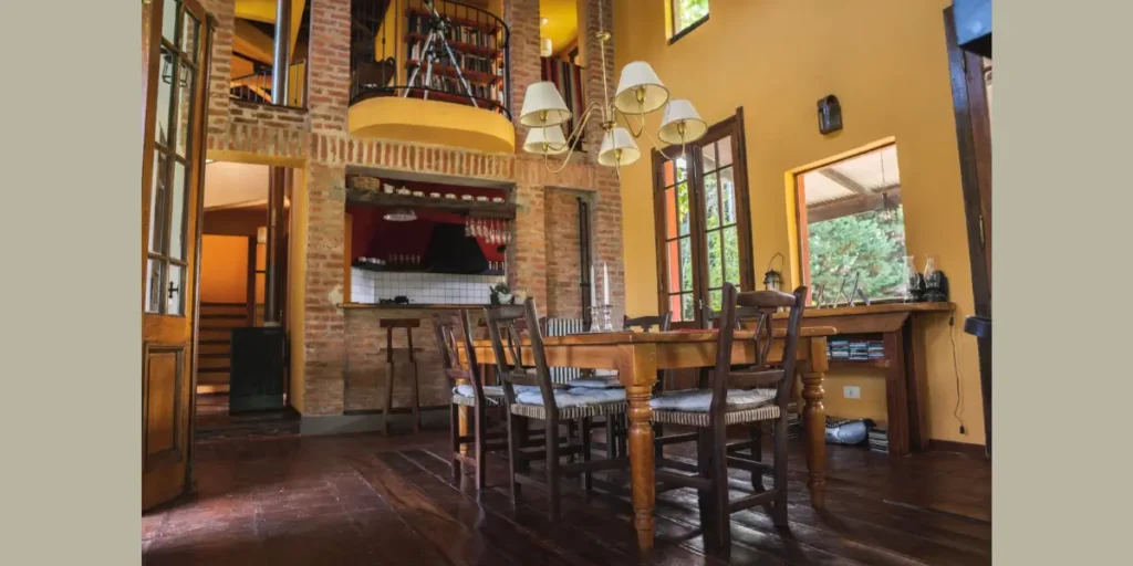 Rustic Dining Room Interior Style