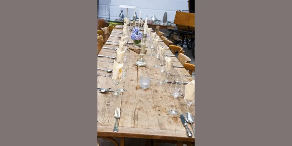 Rustic Farmhouse Table Setting