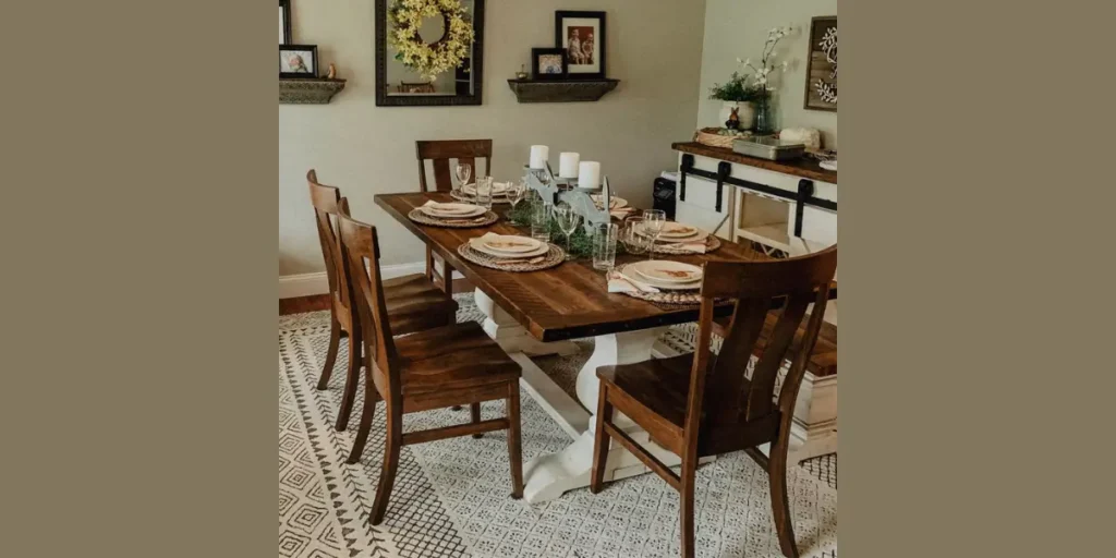 Solid Wood Dining Table as the Foundation
