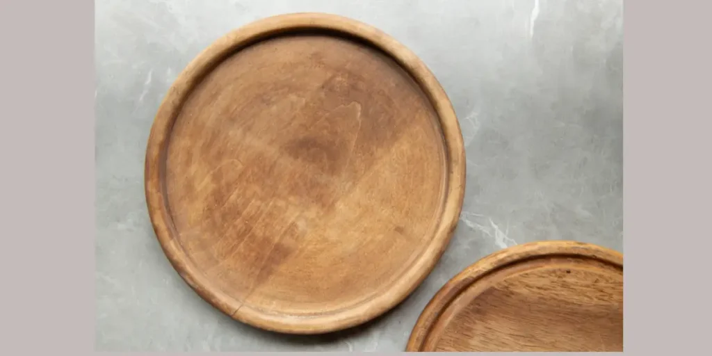 Rustic Wooden Tray Display