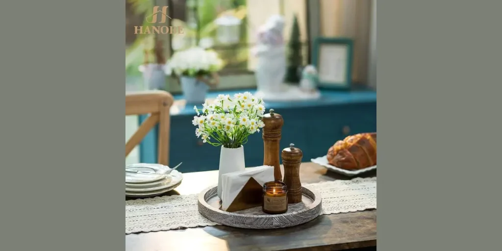 Rustic Wooden Tray Display