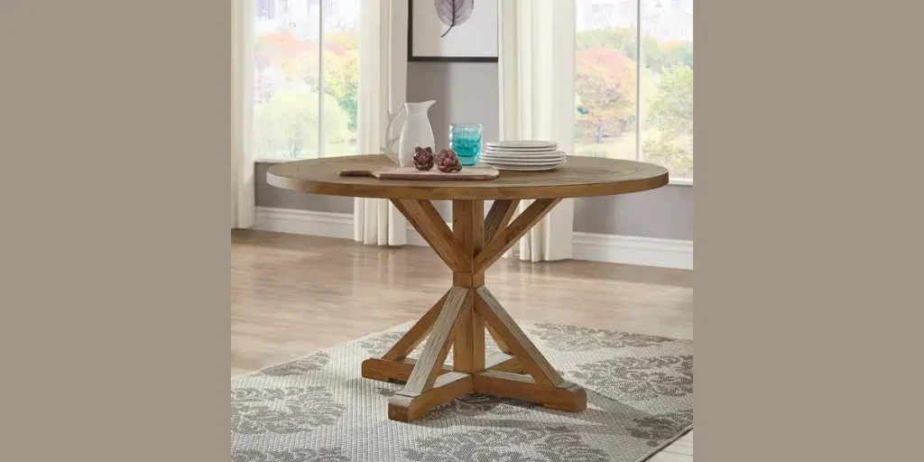 Farmhouse X-Base Dining Table