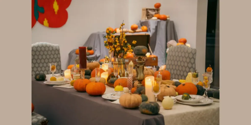 Seasonal Autumn Table Setting