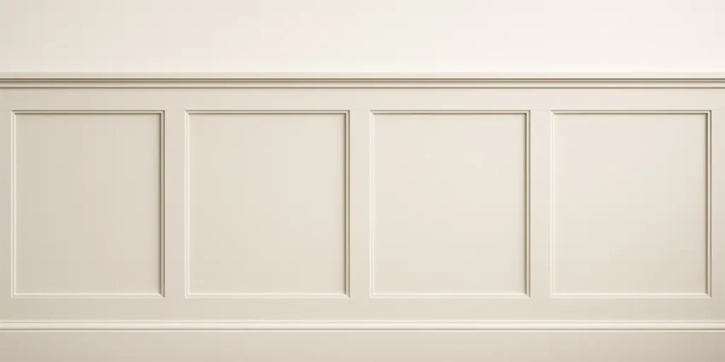 Shaker Style Flat Panel Wainscoting