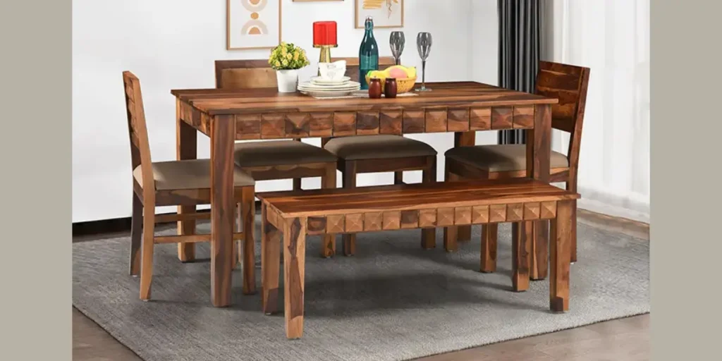 Solid Wood Dining Table for Long-Term Use