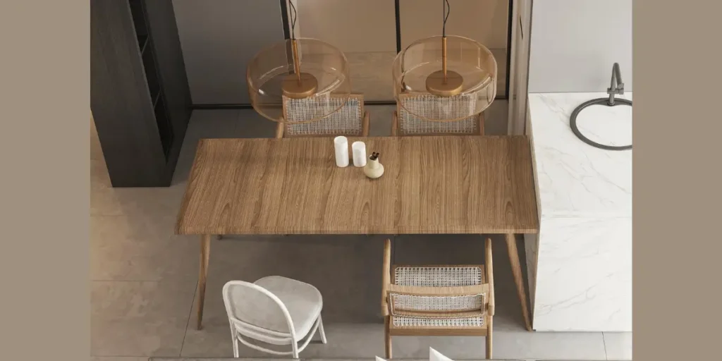 Solid Wood Minimalist Table