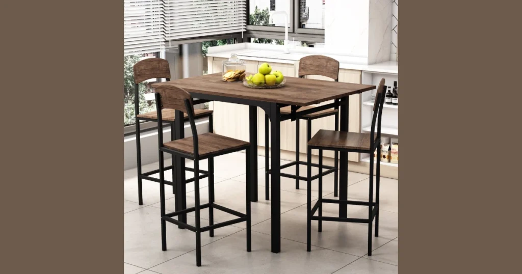 Counter Height Small Dining Table for Multi Purpose Use