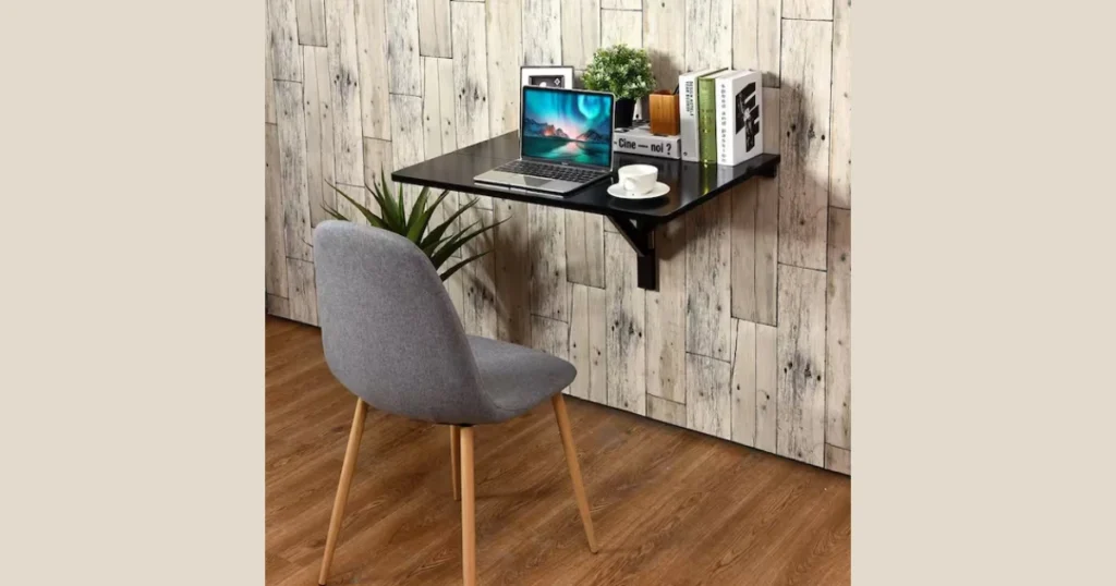 Wall-Mounted Drop-Leaf Dining Table